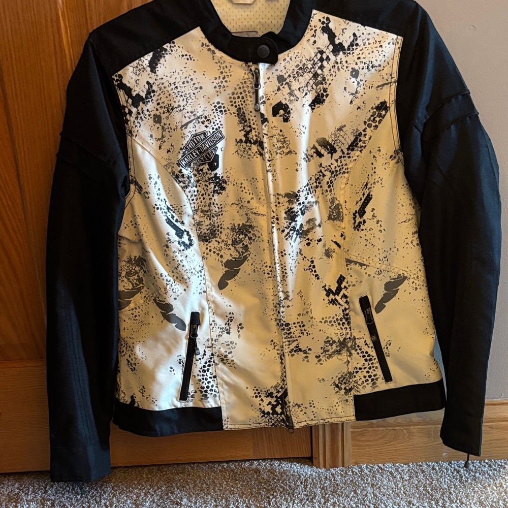 Harley-Davidson Black and White Women's Jacket